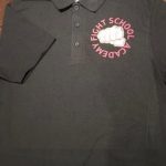 Fight school polo t shirt